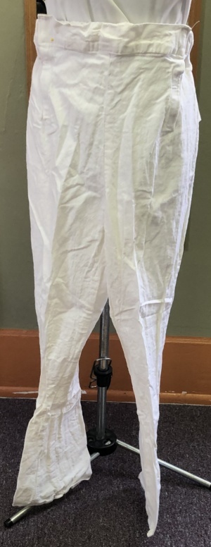 White Military Pants-Mn Ml Pt 8300-Waist 36