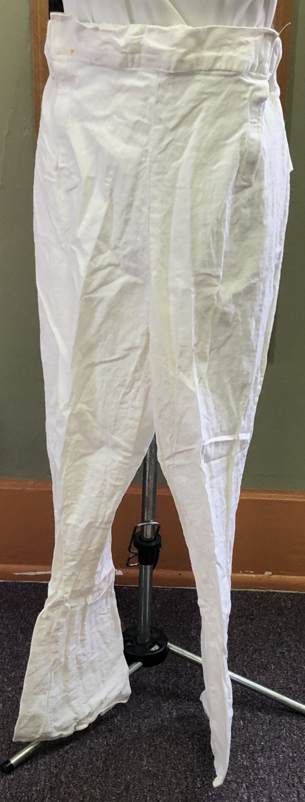 White Military Pants-Mn Ml Pt 8301-Waist 36