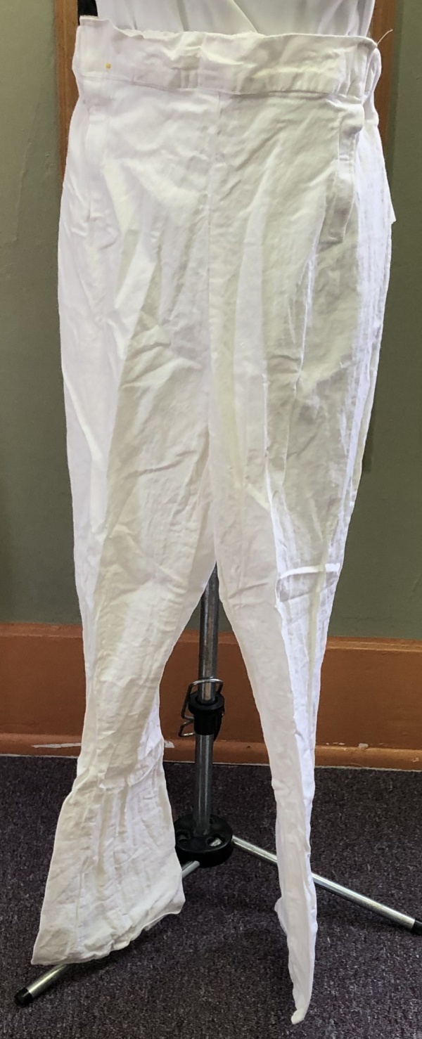 White Military Pants-Mn Ml Pt 8401-Waist 38