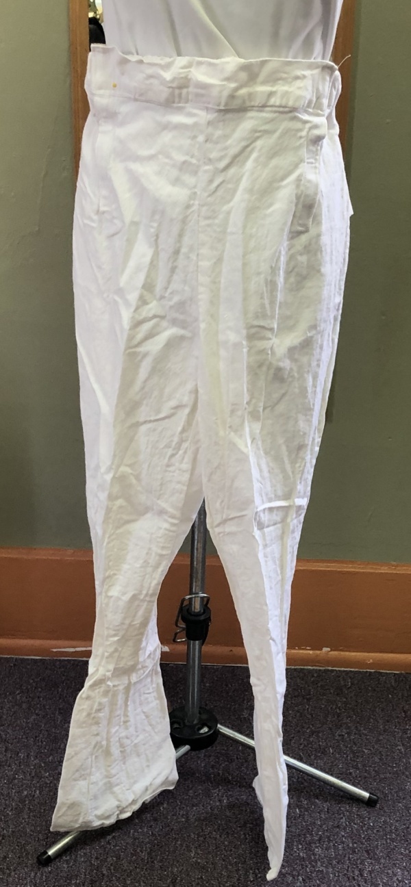 White Military Pants-Mn Ml Pt 8800-Waist 46