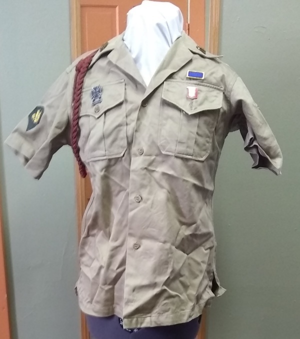 Tan Military Shirt-Mn Ml Sht 6008-Neck 14