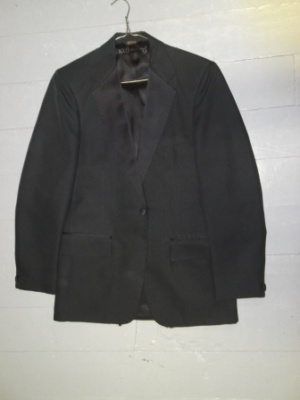 Black Modern Suit-Mn Mod Su 1200-38-Size 38