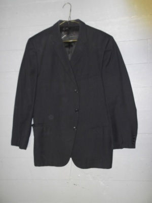 Black Modern Suit-Mn Mod Su 1426-43-Size 43