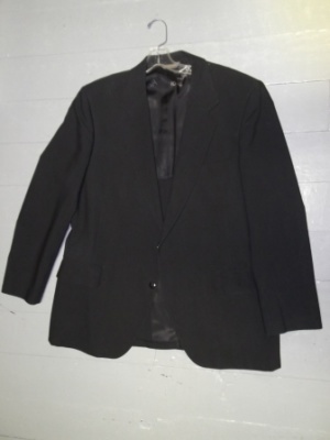 Black Modern Suit-Mn Mod Su 1501-44-Size 44