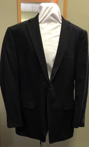 Black Modern Suit-Mn Mod Su 1600-46-Size 46