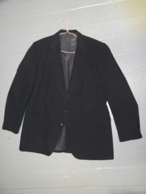Black Modern Suit-Mn Mod Su 1800-50-Size 50