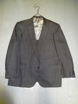 Grey Modern Suit-Mn Mod Su 2626-46-Size 46