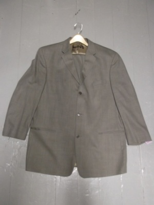 Grey Modern Suit-Mn Mod Su 2700-46-2pc-Size 46