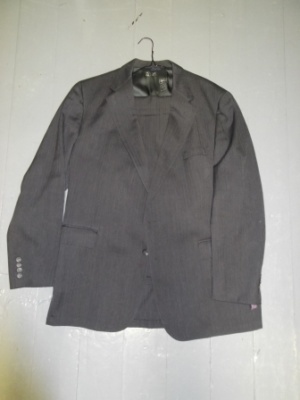 Grey/brown Modern Suit-Mn Mod Su 2726-48-2pc-Size 48