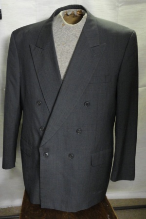 Dark Grey Modern Suit-Mn Mod Su 2727-48-2pc-Size 48