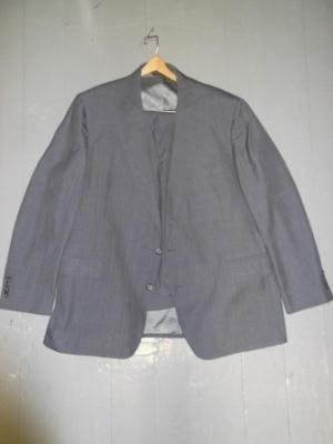 Grey Modern Suit-Mn Mod Su 2801-50-2pc-Size 50