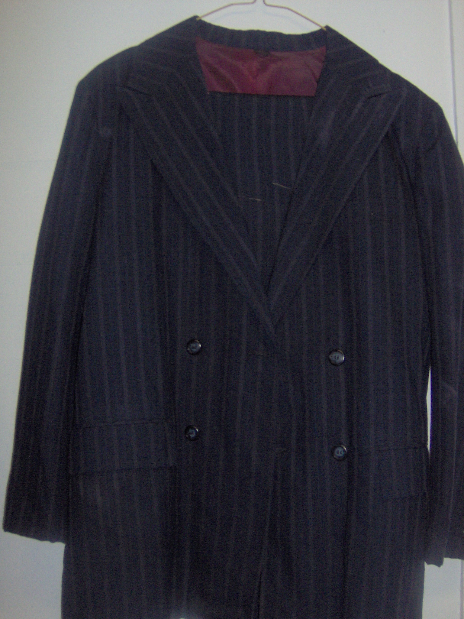 Blue Modern Suit-Mn Mod Su 4250-38-2pc-Size 38