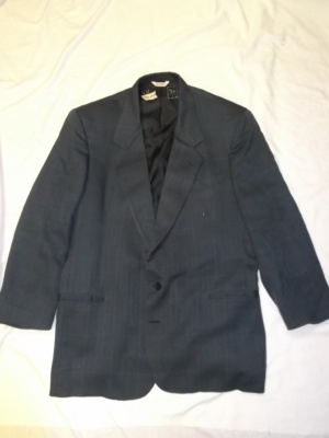 Navy Modern Suit-Mn Mod Su 4675-46-Size 46