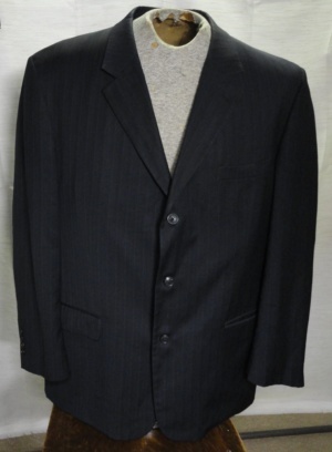 Blue Modern Suit-Mn Mod Su 4751-48-Size 48