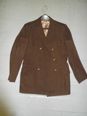 Brown Modern Suit-Mn Mod Su 6000-37-Size 37