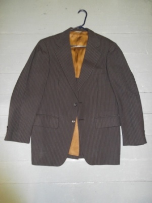 Dark brown Modern Suit-Mn Mod Su 6351-40-Size 40