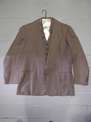Brown Modern Suit-Mn Mod Su 6525-44-3pc-Size 44