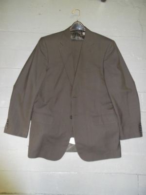 Brown Modern Suit-Mn Mod Su 6575-42-2pc-Size 42