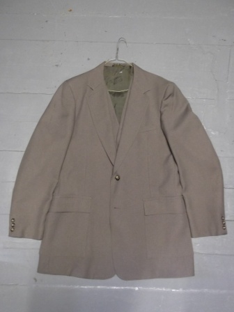 Brown Modern Suit-Mn Mod Su 6602-46-3pc-Size 46