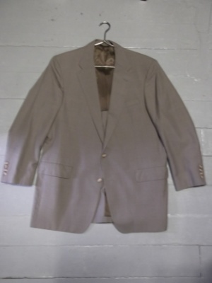 Brown Modern Suit-Mn Mod Su 6651-46-Size 46