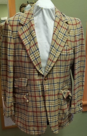tan, blue, red Modern Suit-Mn Mod Su 6675-46-Size 46