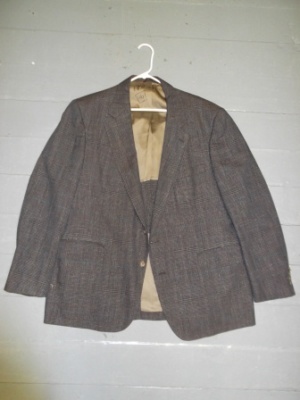 Brown Modern Suit-Mn Mod Su 6677-46-Size 46