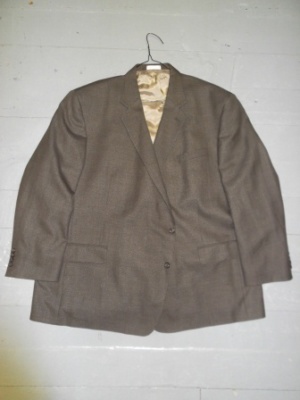 Brown Modern Suit-Mn Mod Su 6900-56-Size 56