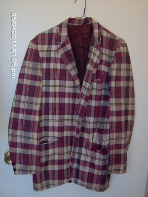 Pink, ivory, purple Modern Suit-Mn Mod Su 7276-38-Size 38
