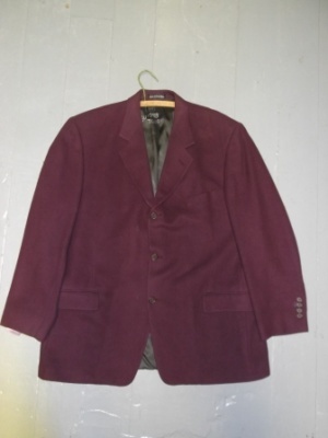 Burgundy Modern Suit-Mn Mod Su 7600-38-Size 38