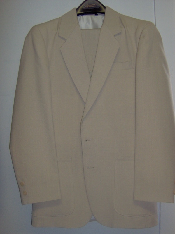 Ivory Modern Suit-Mn Mod Su 8000-34-Size 34