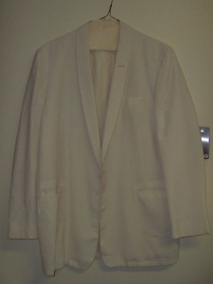 White Modern Suit-Mn Mod Su 8306-40-Size 40