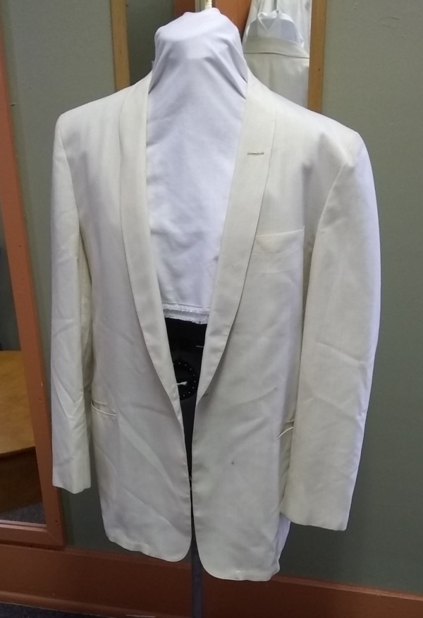 White Modern Suit-Mn Mod Su 8505-44-Size 44