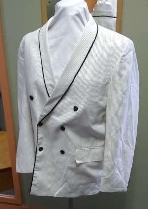 White and black Modern Suit-Mn Mod Su 8551-42-Size 42