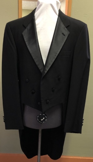 Black Period Suit-Mn Pd Su 1305-Size 43
