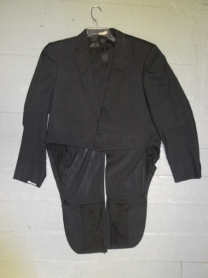Black Period Suit-Mn Pd Su 1501-Size 44