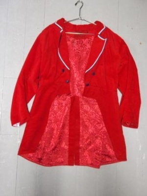 Red Period Suit-Mn Pd Su 7600-Size 46