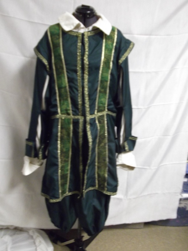 Green and Gold Renaissance Suit-Mn Rn Su 3201-SHREW '10-Chest 40