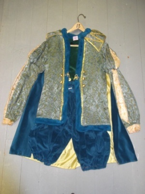Blue and gold Renaissance Suit-Mn Rn Su 4525-Chest 46