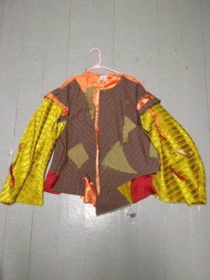Orange and Green and Red Renaissance Suit-Mn Rn Su 5500-Chest 46