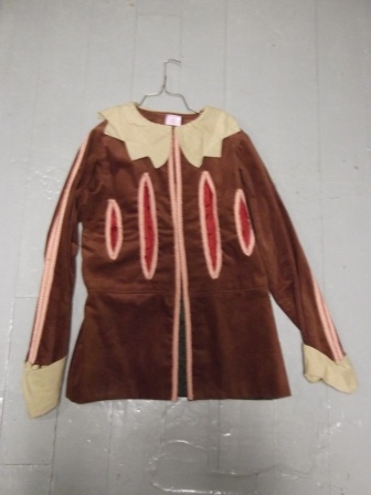 Brown and Red and Pink Renaissance Suit-Mn Rn Su 6301-Chest 42