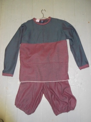 Purple and Green Renaissance Suit-Mn Rn Su 9526-Chest 46