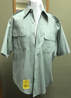 Grey short sleeve shirt-Mn SS Sht 2401-Neck-16