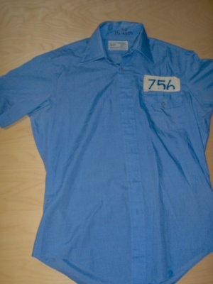dark blue short sleeve shirt-Mn SS Sht 4201-Neck-15.5