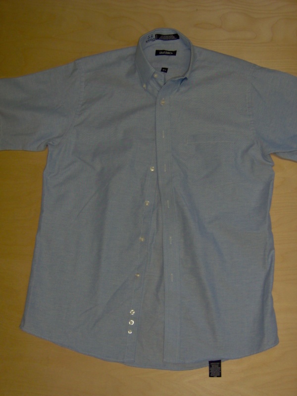 Light Blue short sleeve shirt-Mn SS Sht 4203-Neck-15.5
