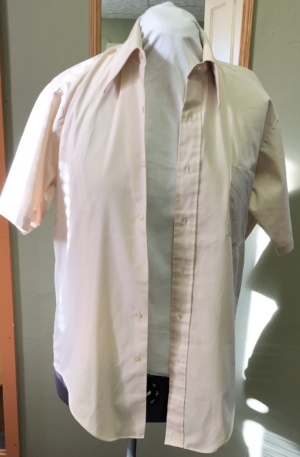 tan short sleeve shirt-Mn SS Sht 6201-Neck-15.5