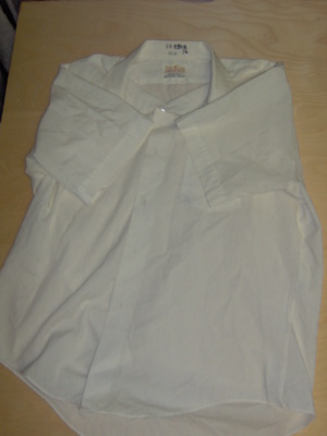 Cream short sleeve shirt-Mn SS Sht 8400-Neck-16