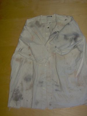 white short sleeve shirt-Mn SS Sht 8602-Neck-17.5