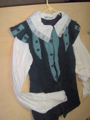green and cream Cavalier Shirt-Mn Sh Vst 3000-Cyrano04-Chest 34
