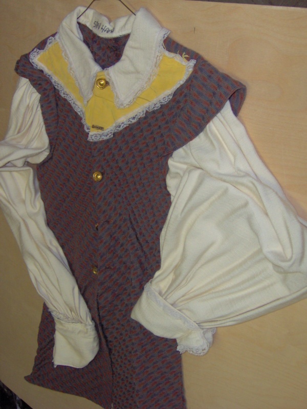 blue and yellow and red and crem Cavalier Shirt-Mn Sh Vst 4050-Cyrano04-Chest 34
