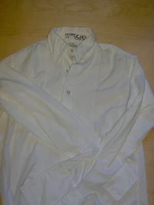 White Tuxedo Shirt-Mn Tx Sht 8020-Neck 14.5